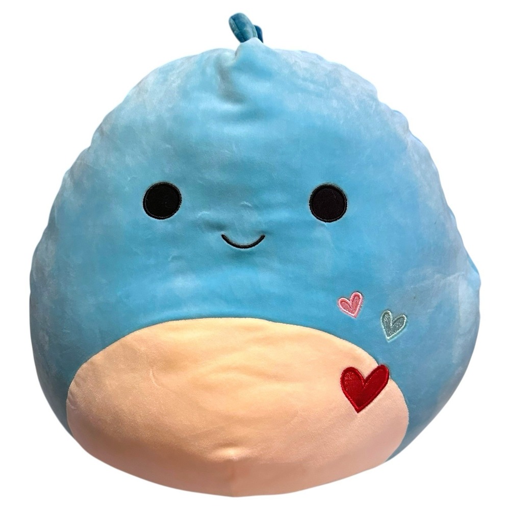 Squishmallow Ben the‎ Dinosaur Blue Green Teal Dino Plush Stuffed Animal 16"
